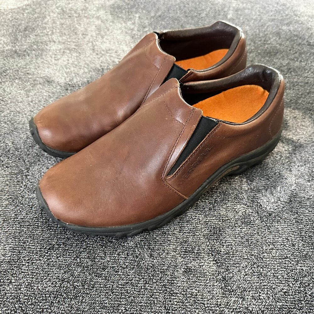 Merrell Men's Jungle Moc Leather Performance Footwear, US Size 8/UK 7.5/EU 41.5